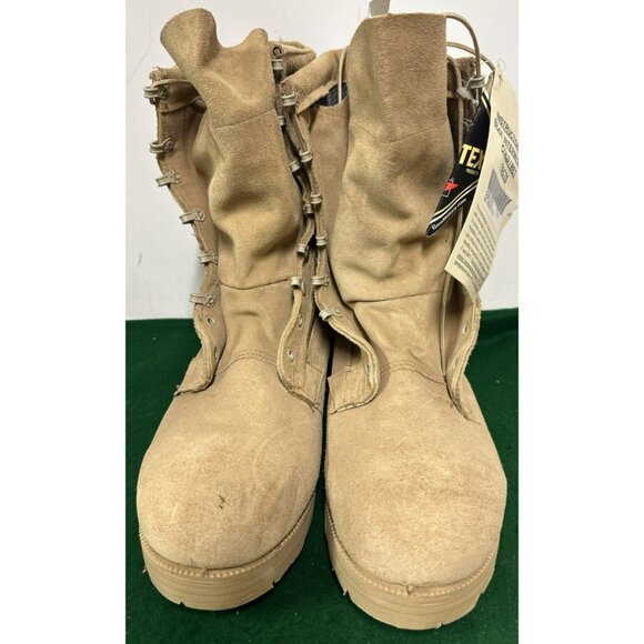 Belleville ICWT Brown Combat Safety Boots Desert VIBRAM sole Cold/Wet Sz 13.5 main image 5